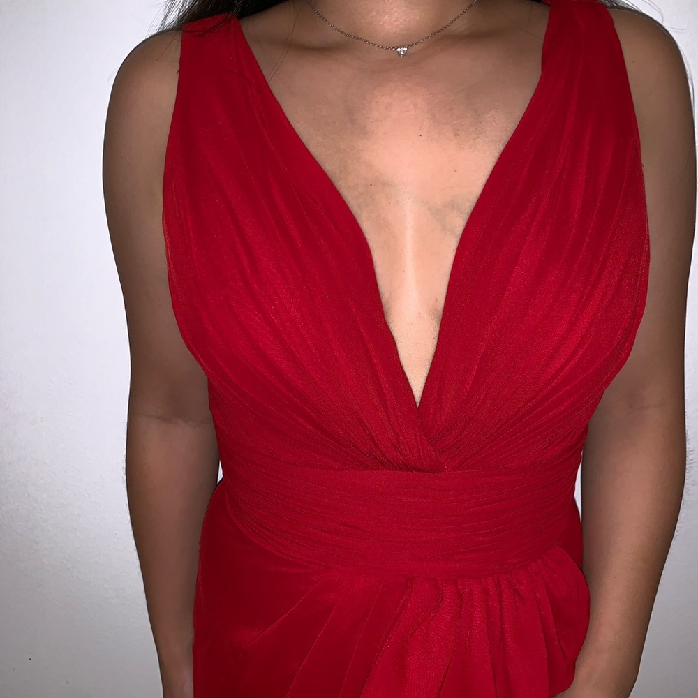 Red prom dress